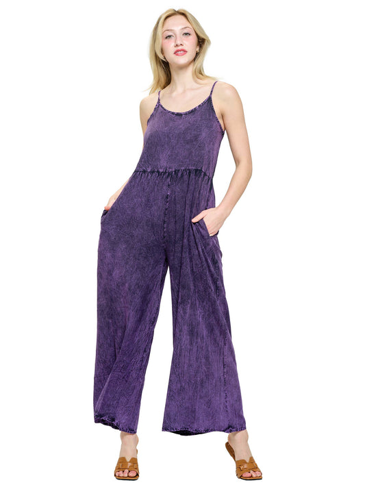 Jumpsuit Distressed Vintage Wash