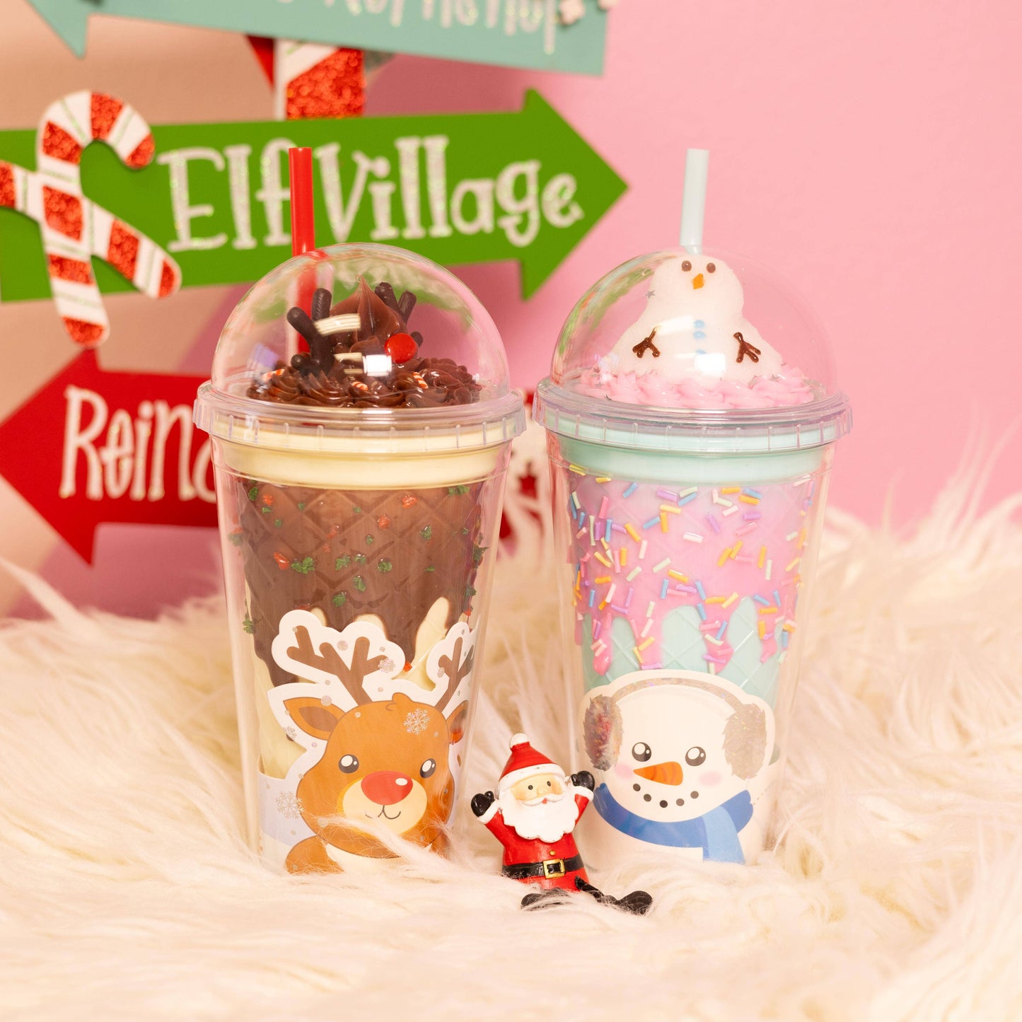 Bewaltz - SALE! Christmas Tumbler - Red-Nosed Reindeer