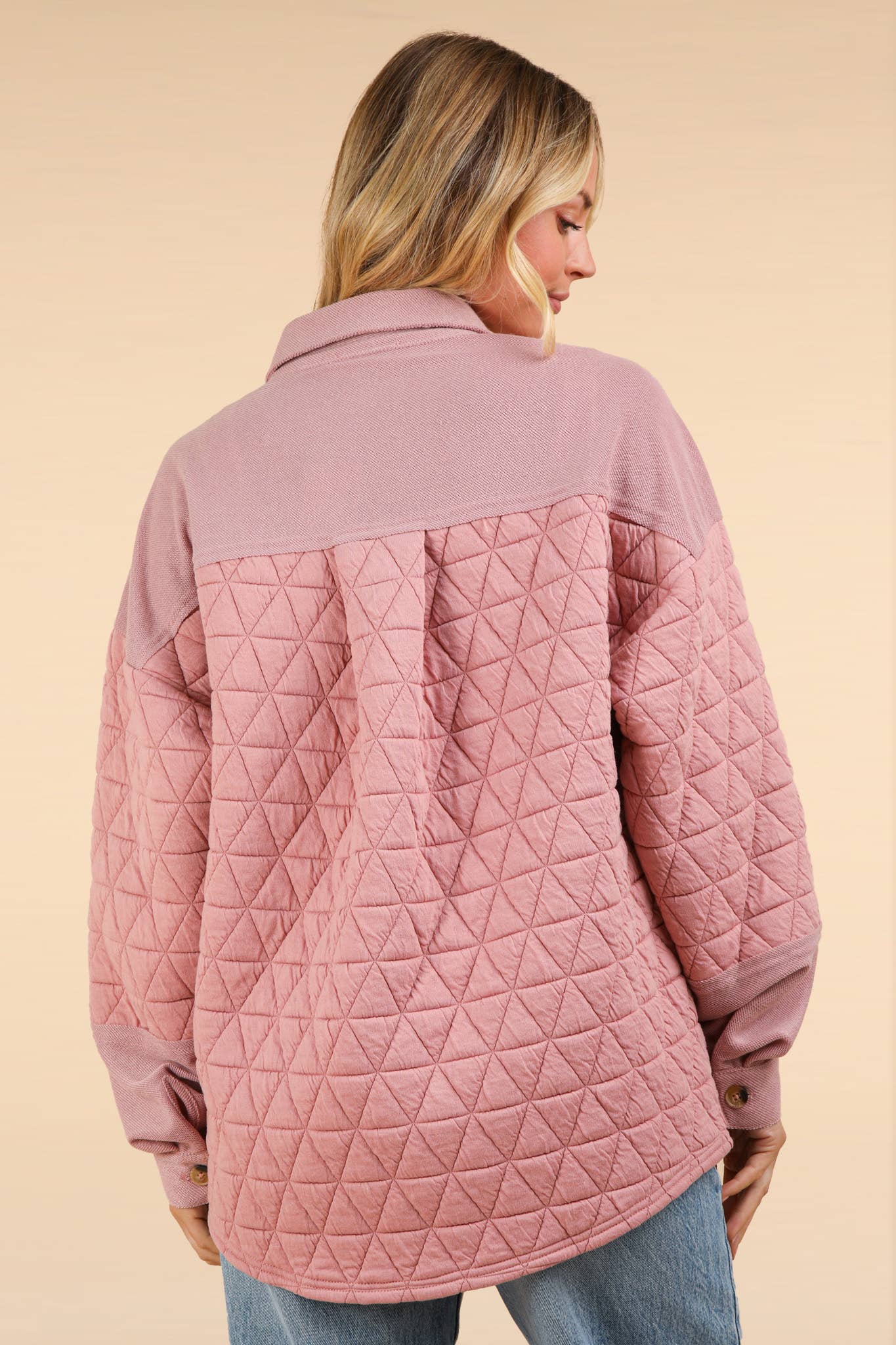 Oversized Quilted Cozy Shacket Jacket