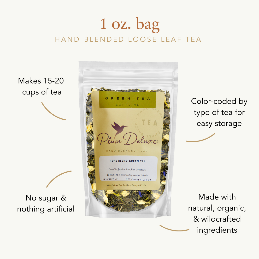 Plum Deluxe Tea - No Obligations Decaf Tea (Hazelnut / Almond / Cinnamon)