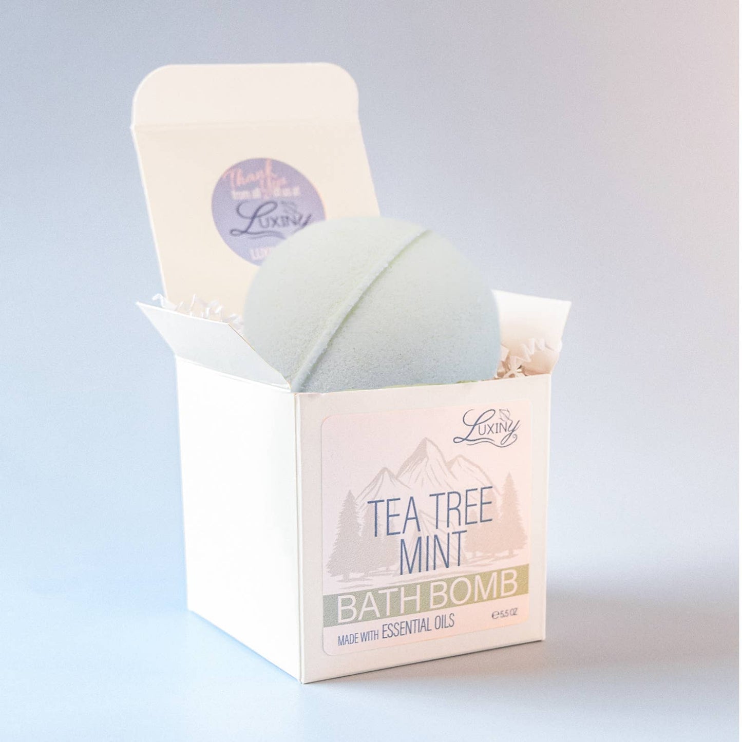 Luxiny Products - Luxurious Bath and Body - Bath Bombs | Tea Tree Mint | Essential Oils | eco-friendly