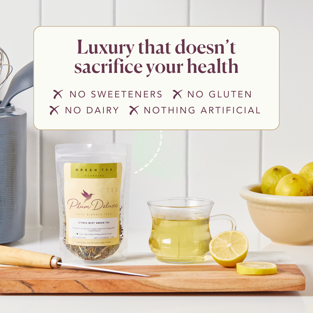 Plum Deluxe Tea - Vanilla Latte Cardamom Creme Black Loose Leaf Tea