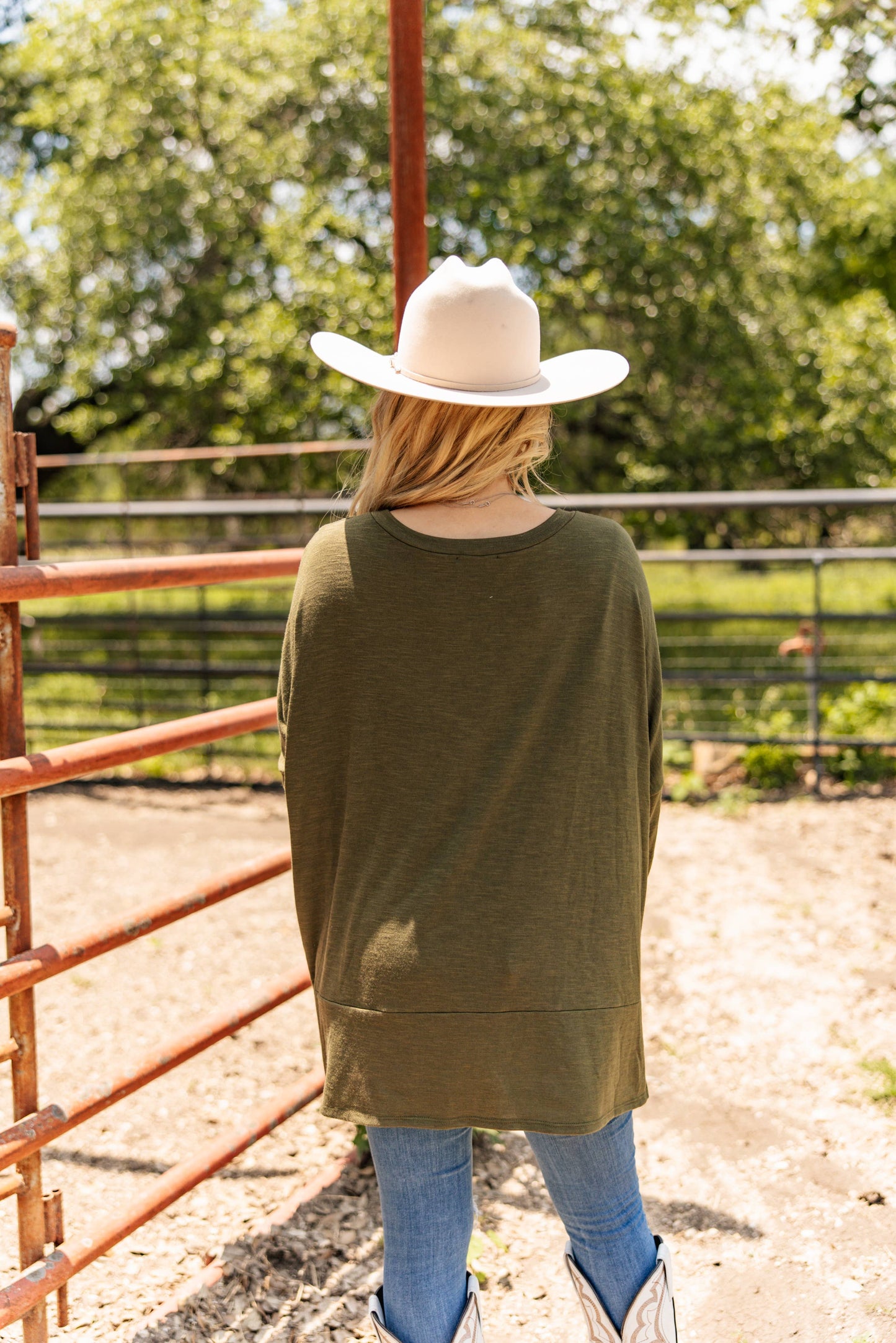 Dear Scarlett - Casual Cotton Long Sleeve Top