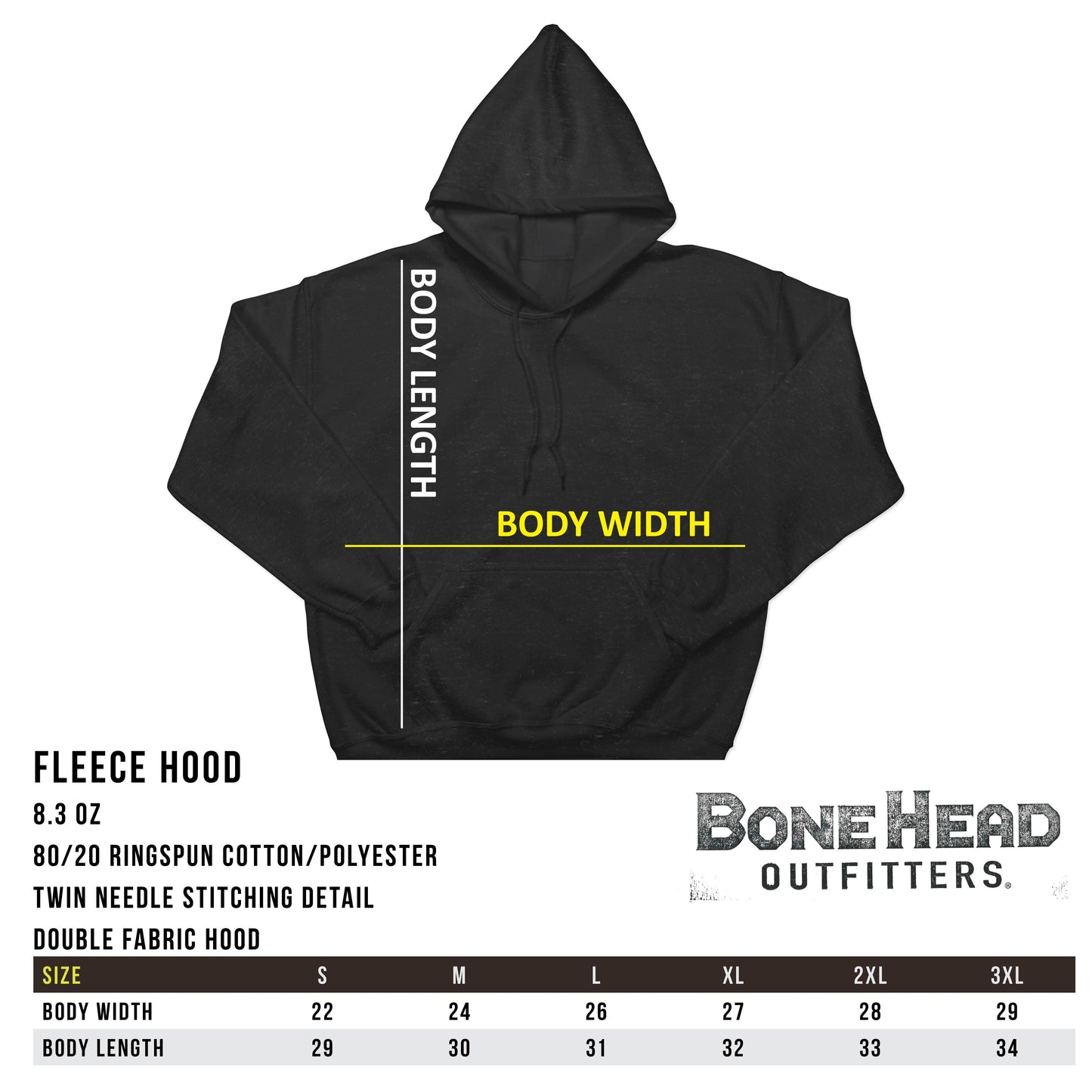 Bone Head Outfitters - Arrowheads Hood