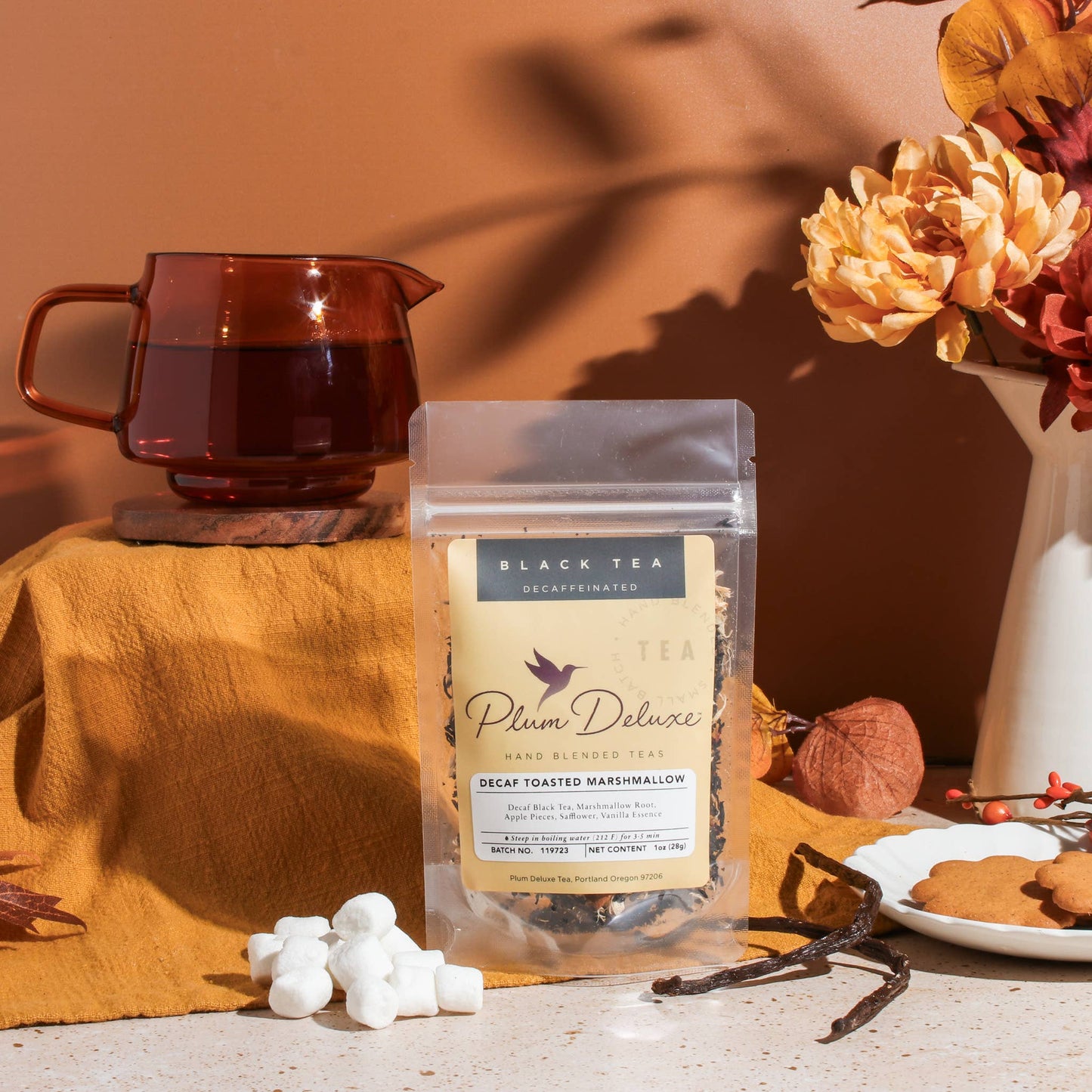 Plum Deluxe Tea - Toasted Marshmallow Decaf Black Tea
