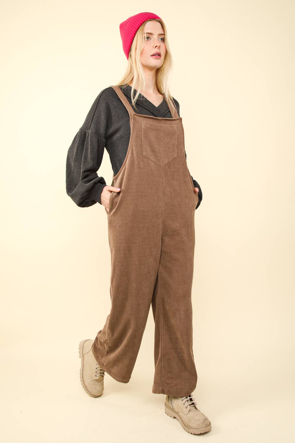 Corduroy Overall Jumpsuit