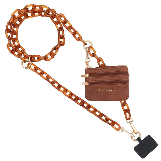 Save The Girls - Clip & Go Crossbody Ice Chain Phone Accessory 