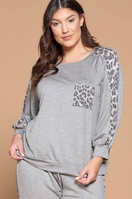 Plus Size French Terry Pullover