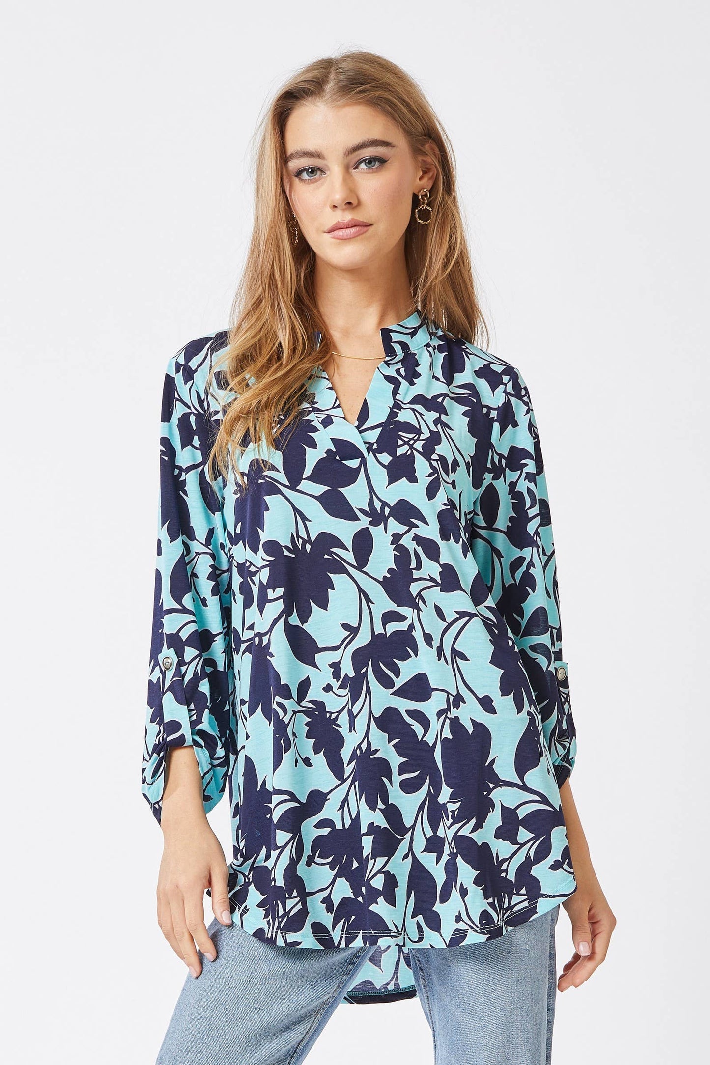 Dear Scarlett - 3/4 Sleeve LIZZY Wrinkle Free Blouse