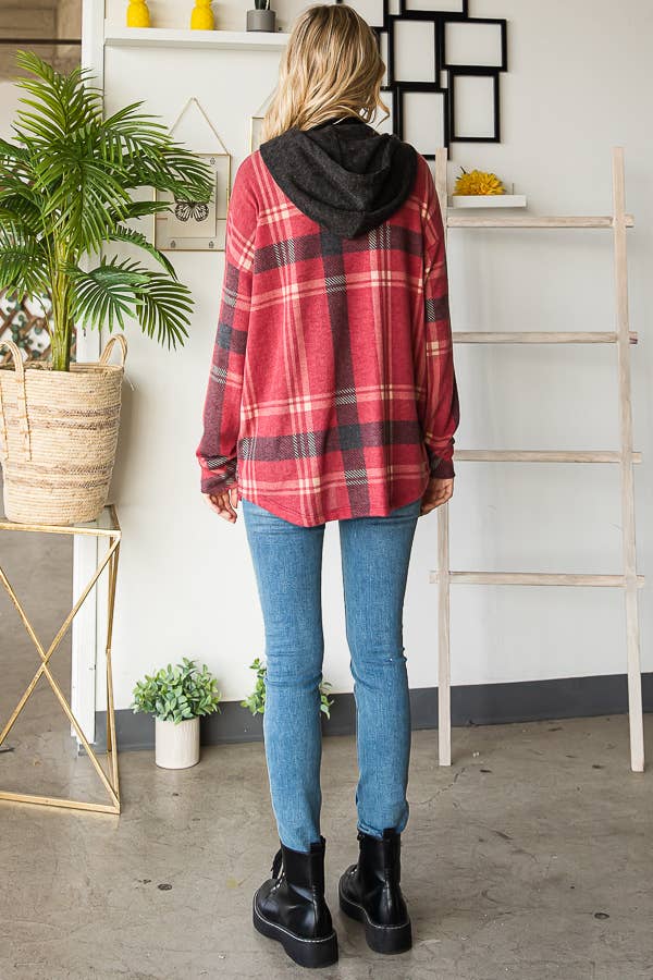 SOFT PLAID SHACKET