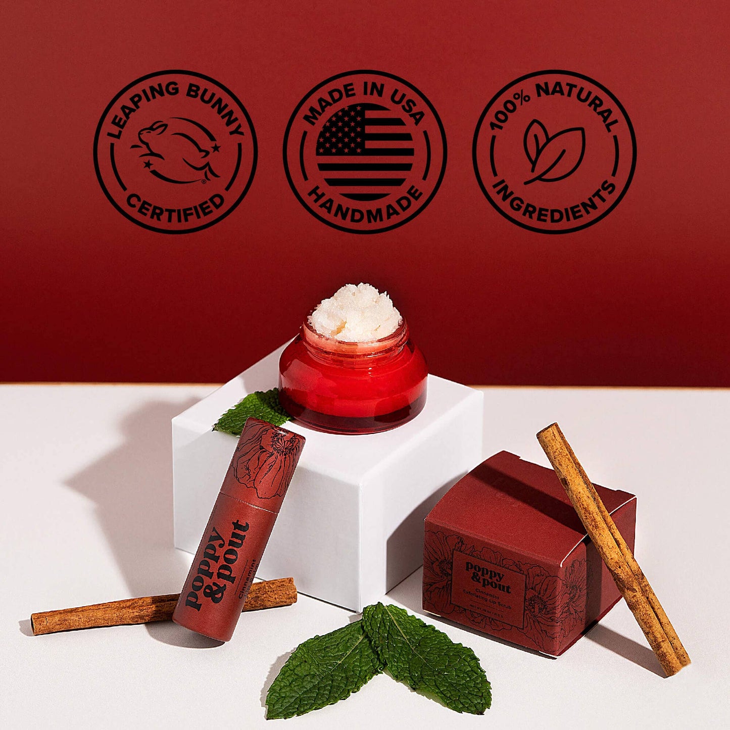 Poppy & Pout - Lip Balm, Cinnamint