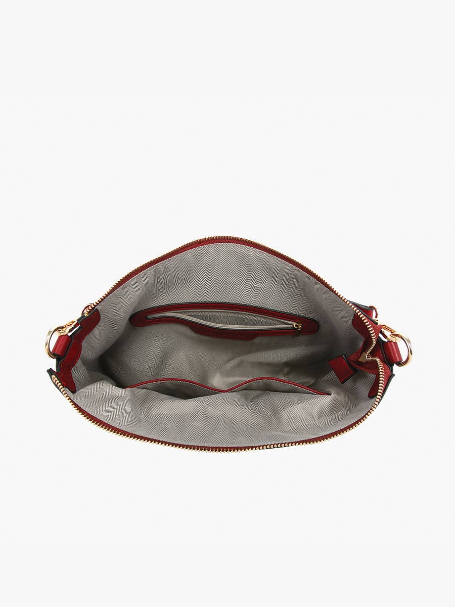 Jen & Co. - Aurelia Studded Hobo Bag – Crossbody Strap | M2630