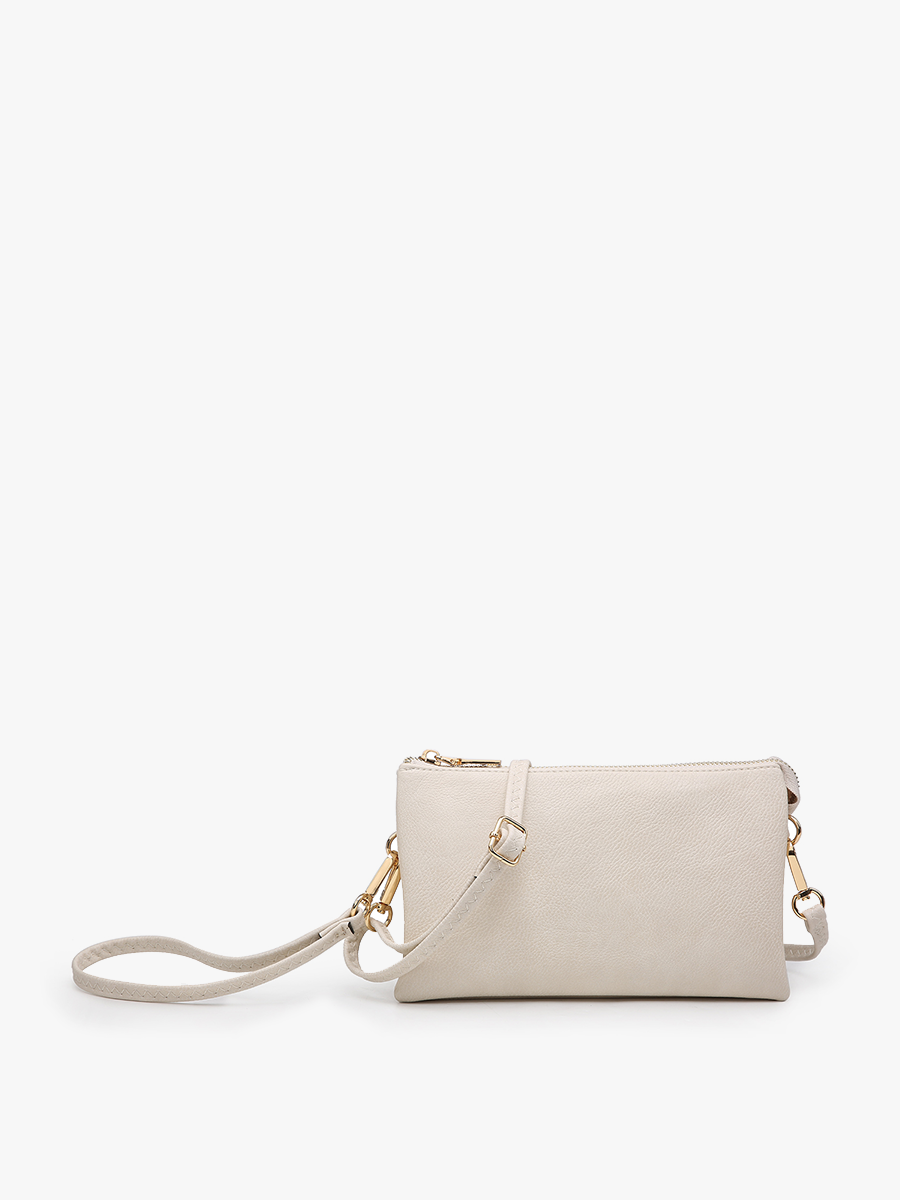 Riley Monogrammable 3 Compartment Crossbody/Wristlet