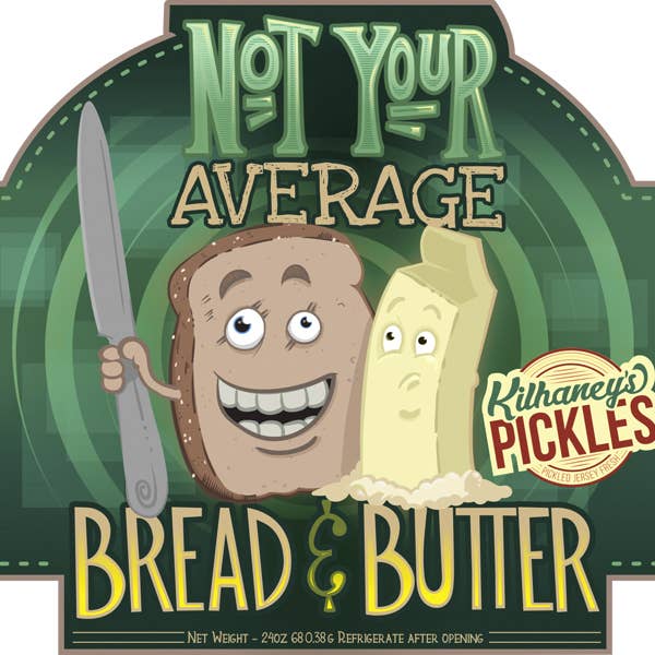 Kilhaney's Pickles - Bread and Butter Pickles- A classic sweet pickle, 16oz