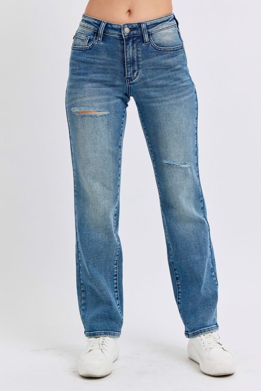 88859 Mid Rise Dad Jean