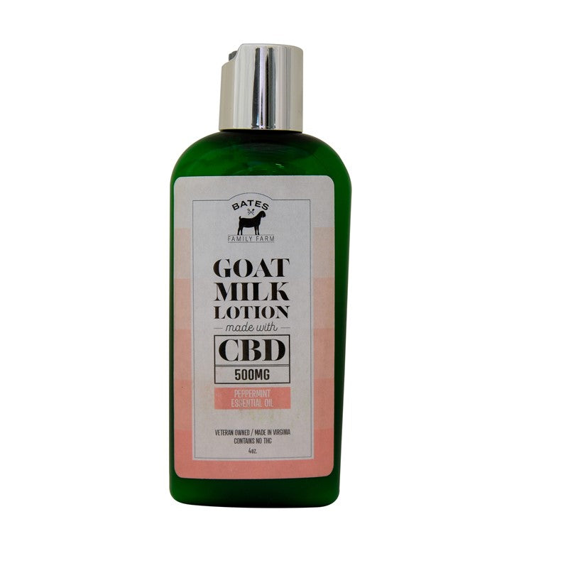 4 OZ CBD LOTION, PEPPERMINT (ESSENTIAL OIL)