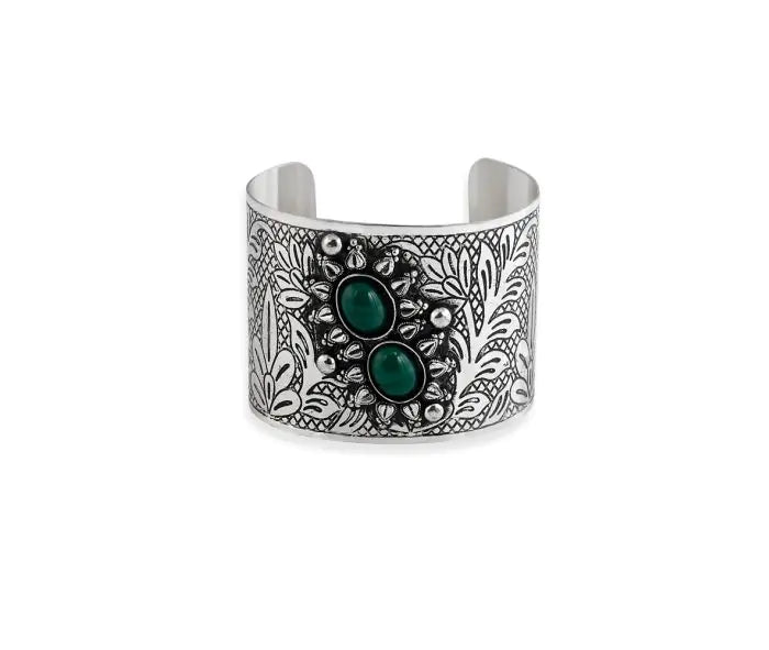 Southwest Chic Silver Cuff Bracelet