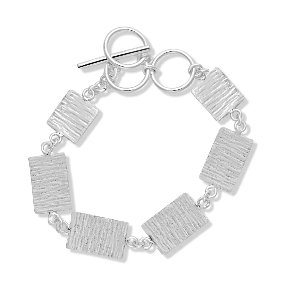 Silvery charm bracelet