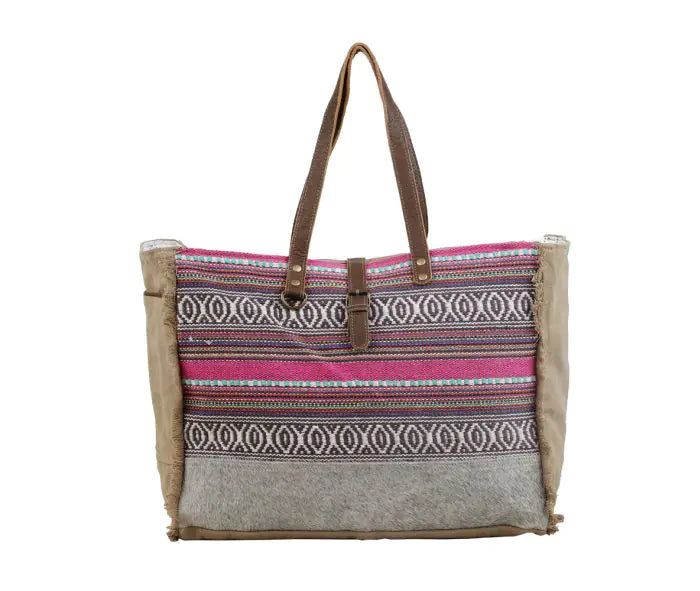 Vibrant Boho Weekender Bag