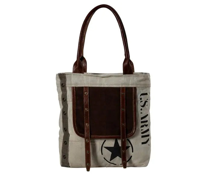 Army Motif Tote Bag