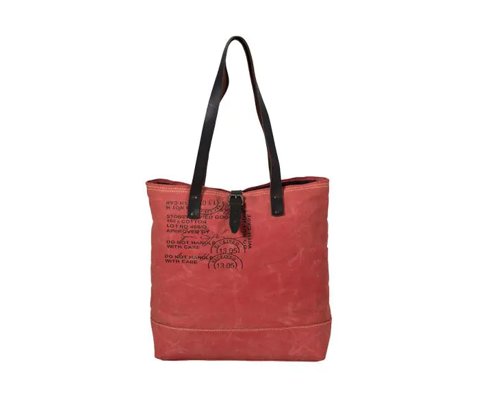 Graded Cotton Woven Canvas Tote Bag