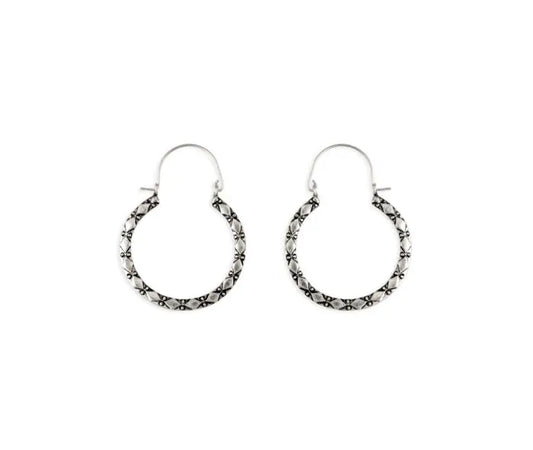 Colette Silver Hammered Earrings