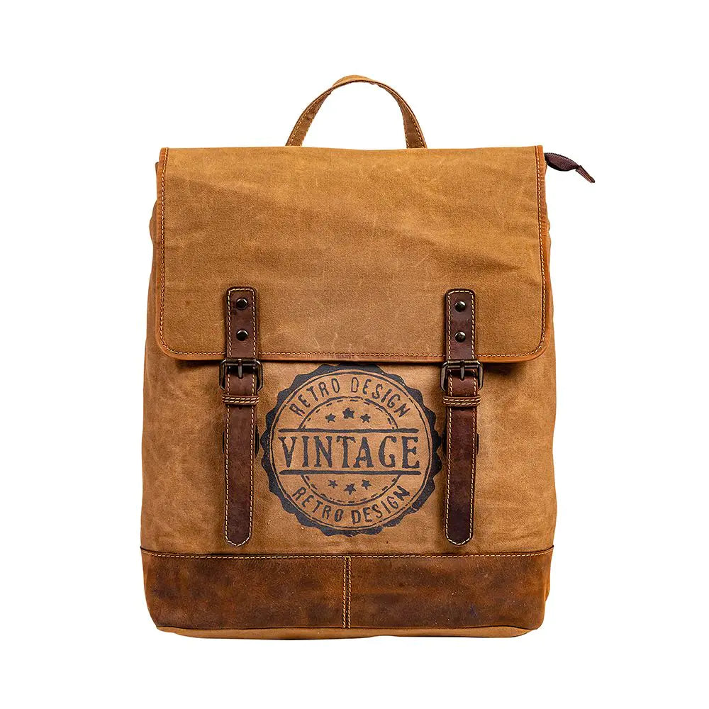 Water Stop Vintage Backpack Bag