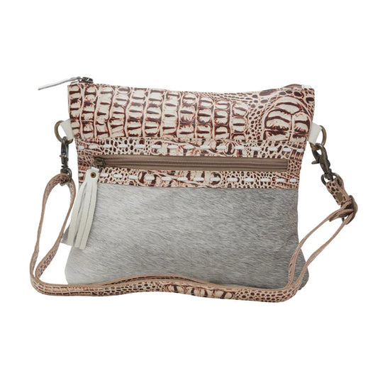 Smokey Blaze Leather & Hairon  Bag