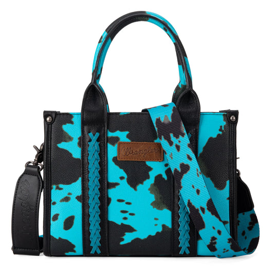 Montana West Wrangler Cow Print Concealed Carry Tote/Crossbody