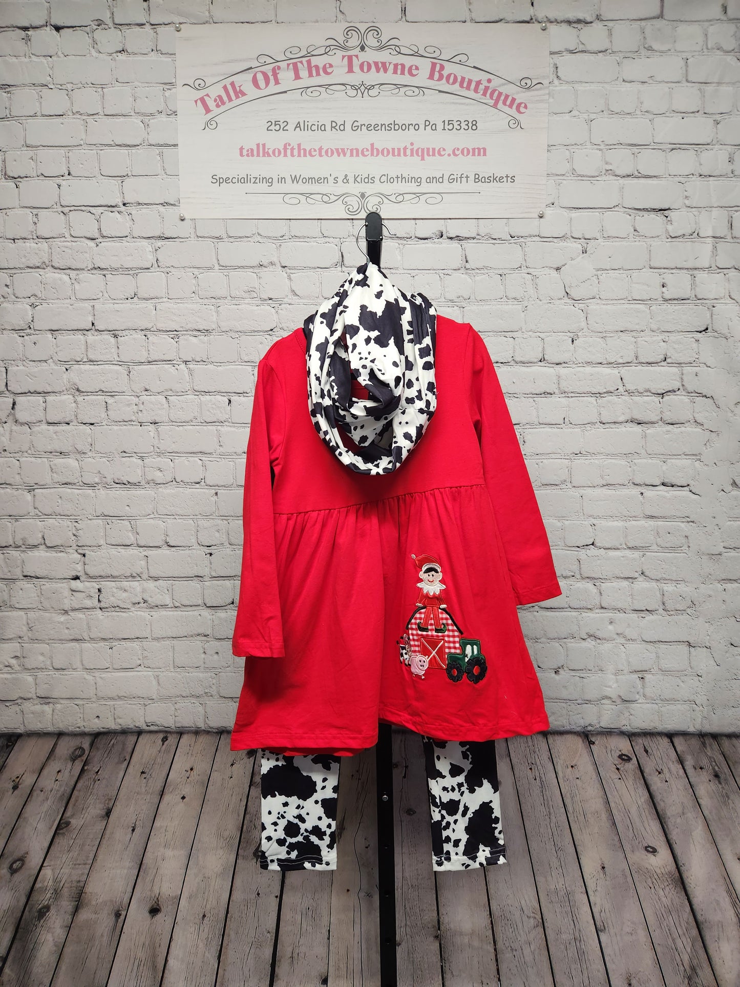 3 Piece outfit - Red (Christmas)