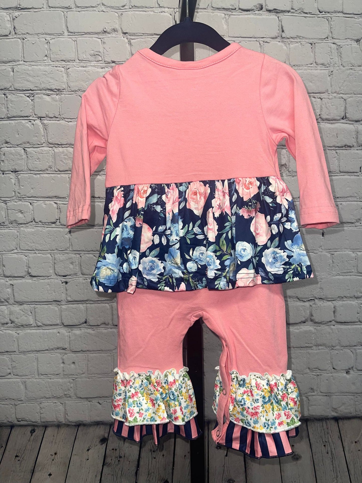 Clearance Kids Romper - Pink floral