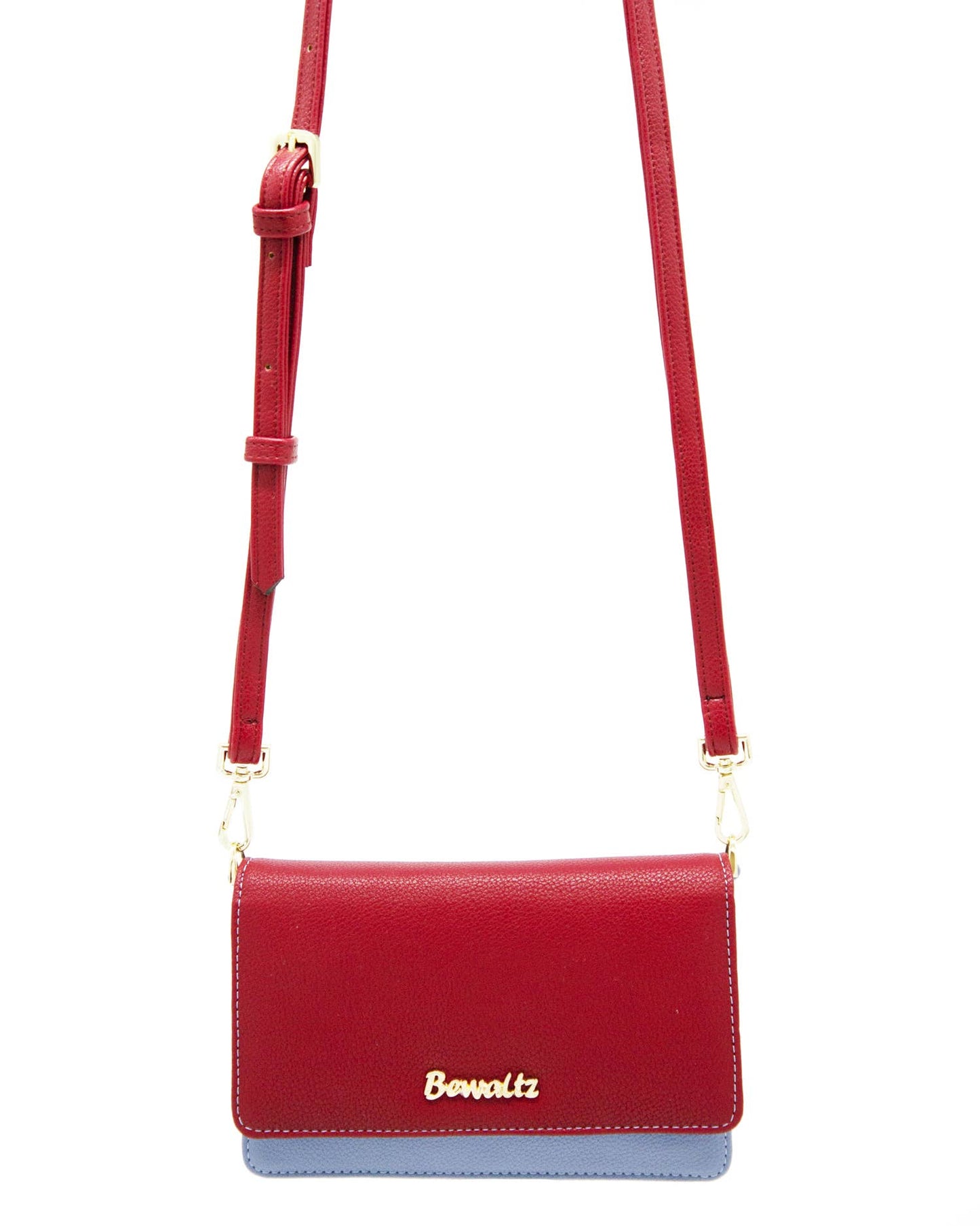 Bella Crossbody Phone Wallet: Red