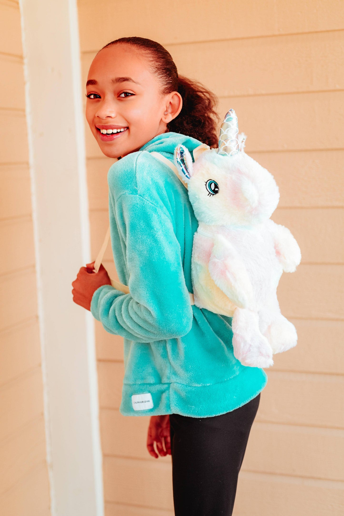 Plushie Heart Unicorn Backpack - Blue 🦄