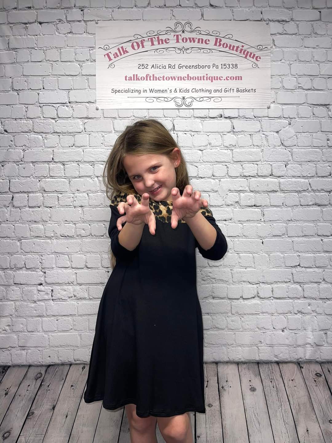 Kids Dress - Black