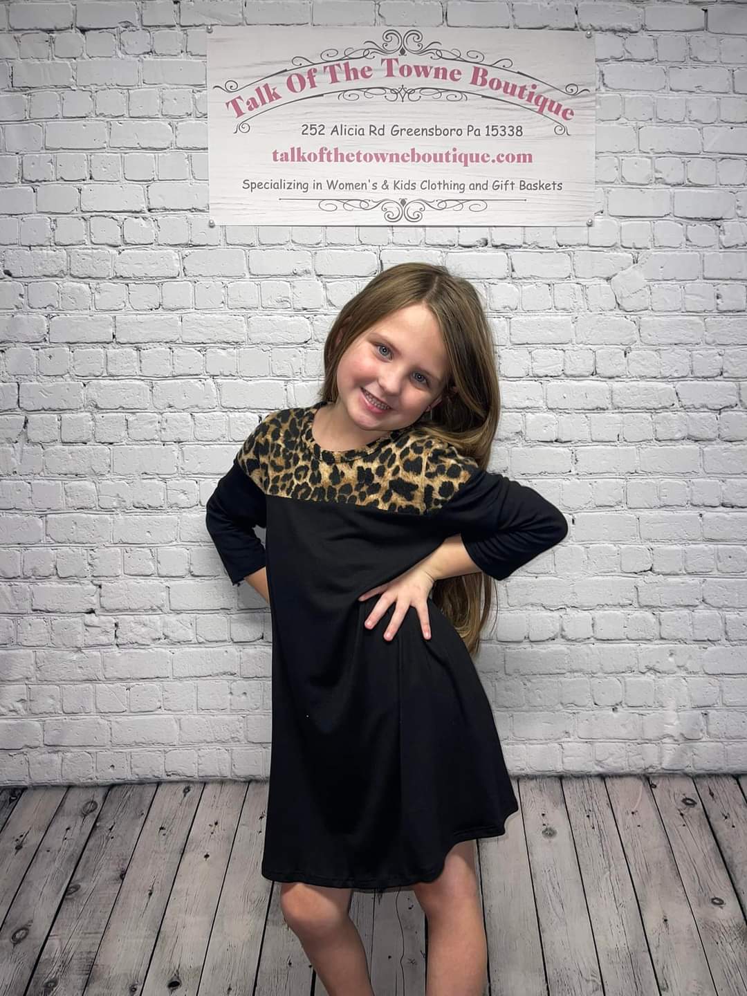 Kids Dress - Black