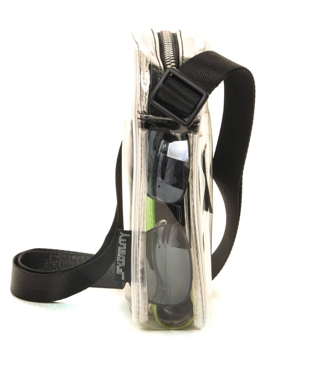 Brick Bag-Crossbody Sling-TRANSPARENT Clear