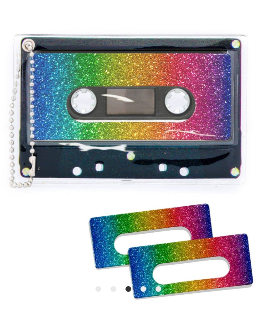 Cassette Wallet-Sticker & Bag Tag
