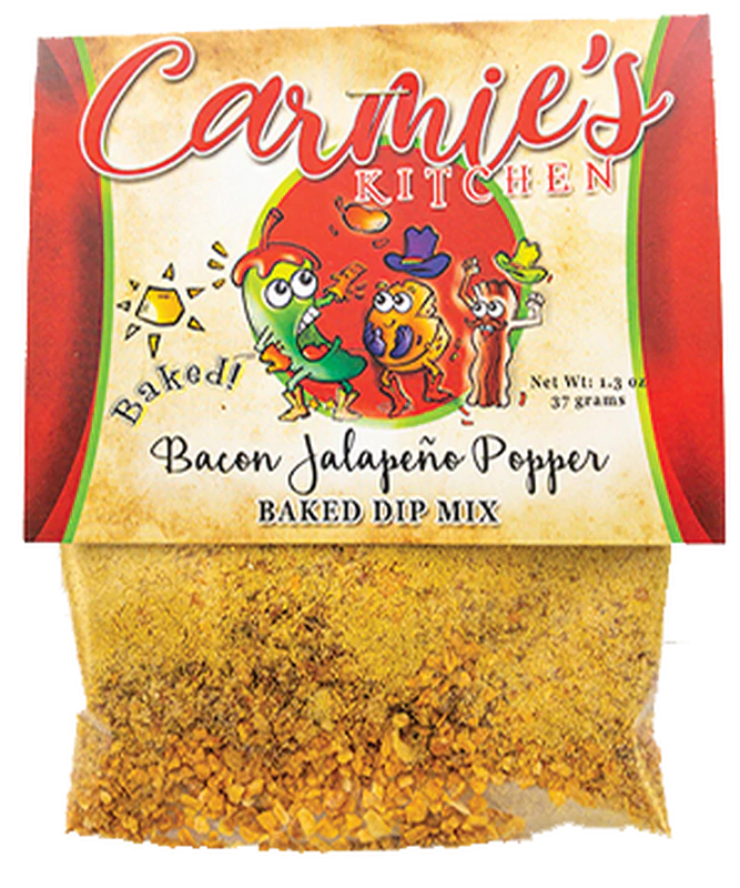 Carmie's Kitchen - Baked Bacon Jalapeno Popper Dip Mix