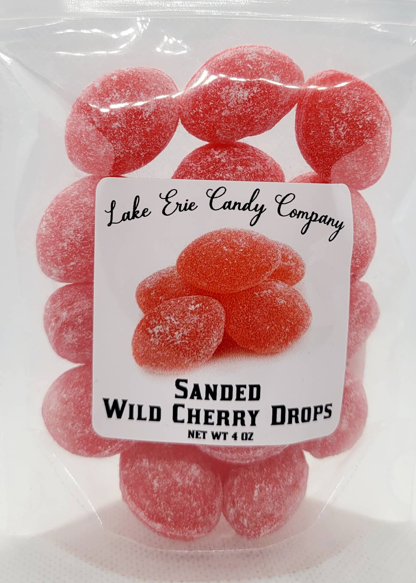 Lake Erie Candy Company - Sanded Wild Cherry Drops